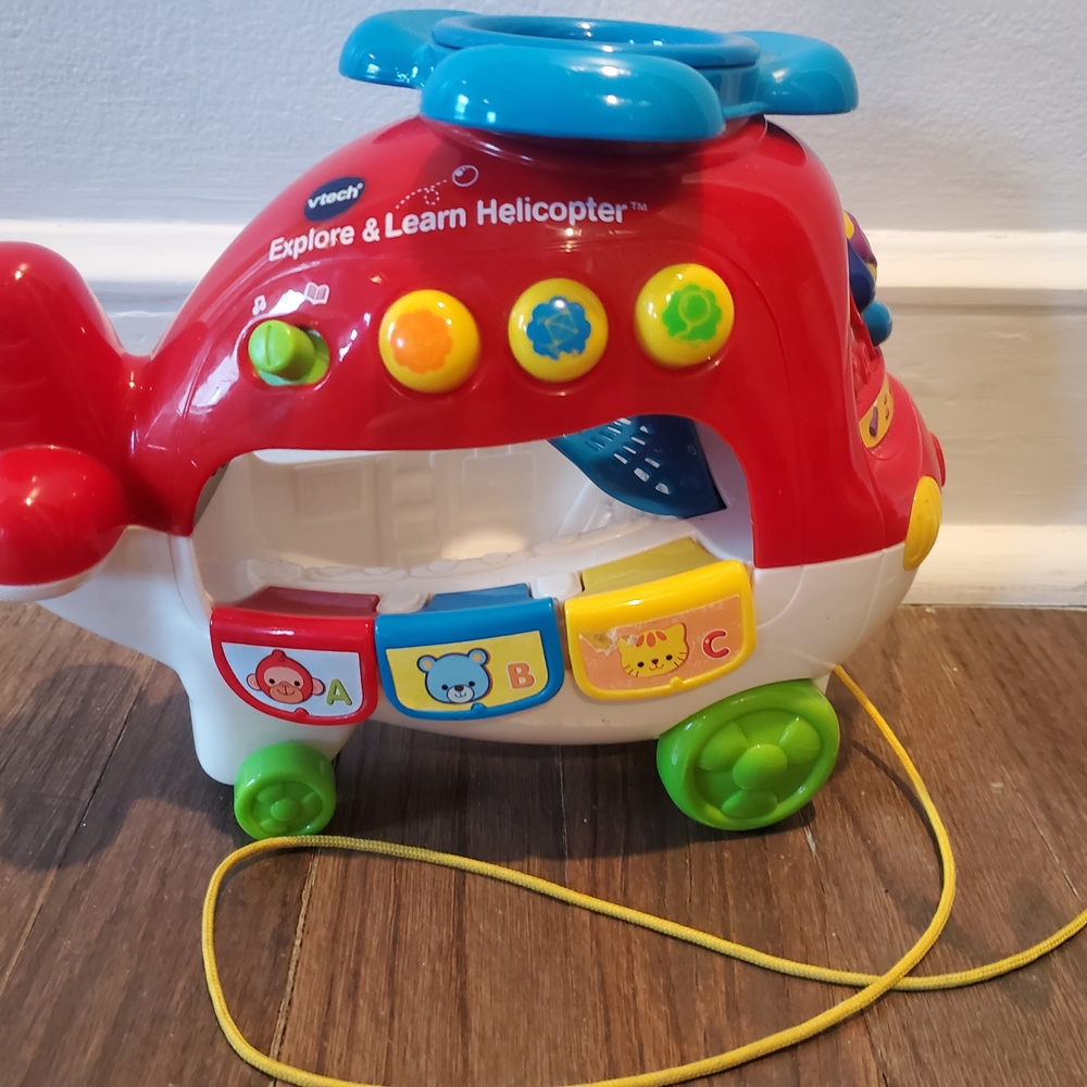 Explore & Learn Helicopter - Red, Blue, Green